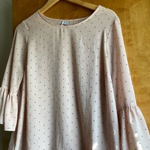 Elle, bell-sleeved blouse, Size M